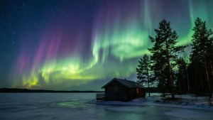 Aurora Over the Lake