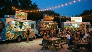 Austin Food Trucks Evening