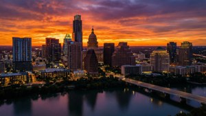 Austin Skyline Sunset