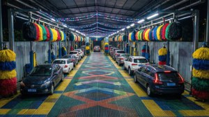 Auto Car Wash Queue
