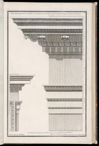 Autre Developpement et Profil d'Entablement Corinthien avec Corniche à l'usage des Portes et Fenêtres