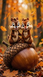 Autumn Acorn Gathering
