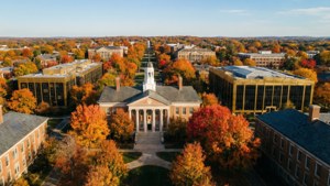 Autumn Aerial Over Purdue