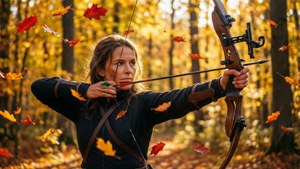 Autumn Archer in Forest