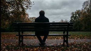 Autumn Bench Solitude
