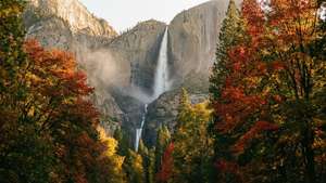 Autumn Bridalveil Fall
