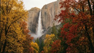 Autumn Bridalveil Fall