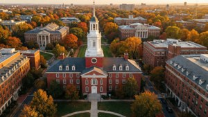 Autumn Campus Aerial