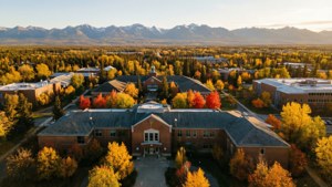 Autumn Campus Aerial