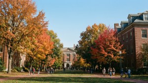 Autumn Campus Panorama