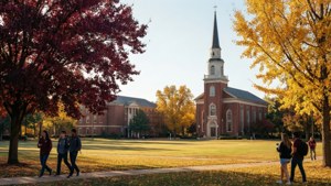 Autumn Campus Panorama
