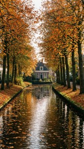 Autumn Canals of Leiden