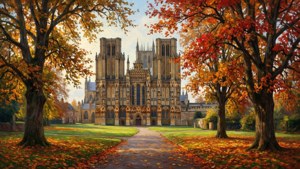 Autumn Cathedral Path