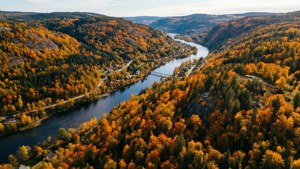 Autumn Colors Over Drammen