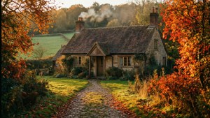 Autumn Countryside Cottage