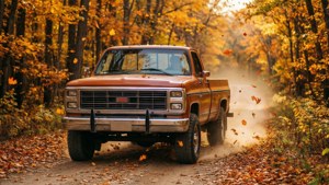 Autumn Dirt Road