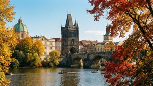 Autumn Golden Charles Bridge
