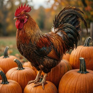 Autumn Harvest Rooster