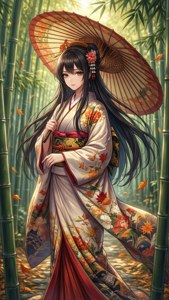Autumn Kimono Elegance