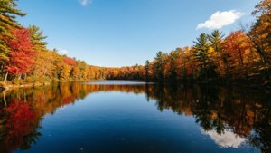 Autumn Lake Reflection