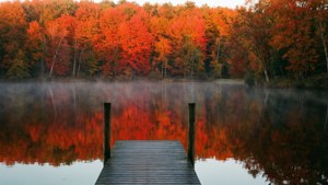 Autumn Lake Reflection