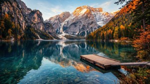 Autumn Lake Reflection