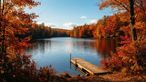 Autumn Lakeside Serenity
