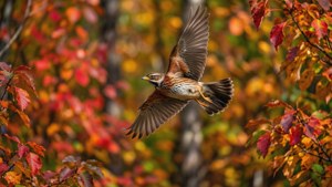 Autumn Lark Flight
