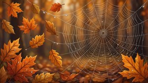 Autumn Leaf Web