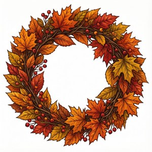 Autumn Leaf Wreath
