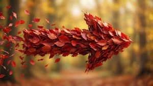 Autumn Leaves Arrow