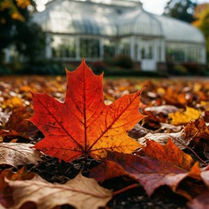 Autumn Leaves in the Botanical Gardens