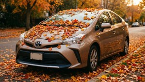 Autumn Leaves Prius