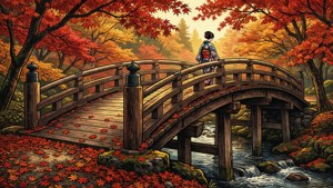 Autumn Maple Bridge