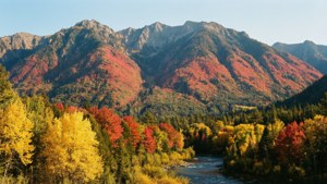 Autumn Mountain Range