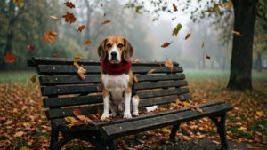 Autumn Park Beagle