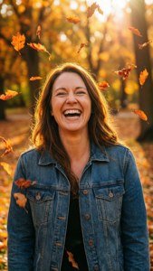 Autumn Park Smile