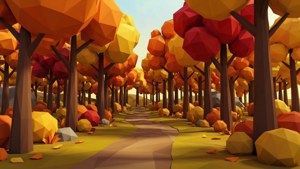 Autumn Path Poly
