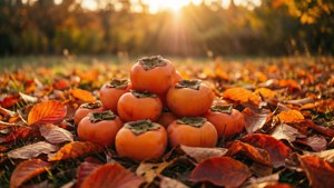 Autumn Persimmon Leaves