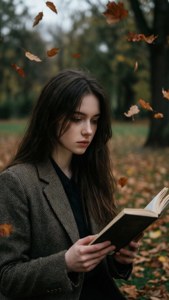 Autumn Reader Portrait