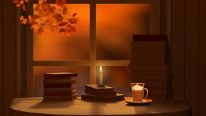 Autumn Reading Desk