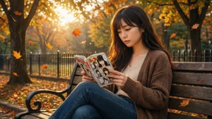 Autumn Reading Hanako