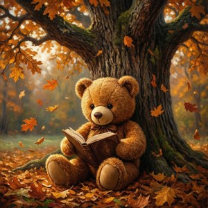 Autumn Reading Teddy