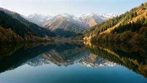 Autumn Reflection Lake