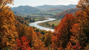 Autumn River Valley