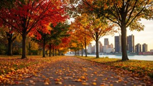 Autumn Riverside Drive