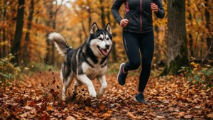 Autumn Run with Husk