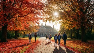 Autumn Splendor on the Green