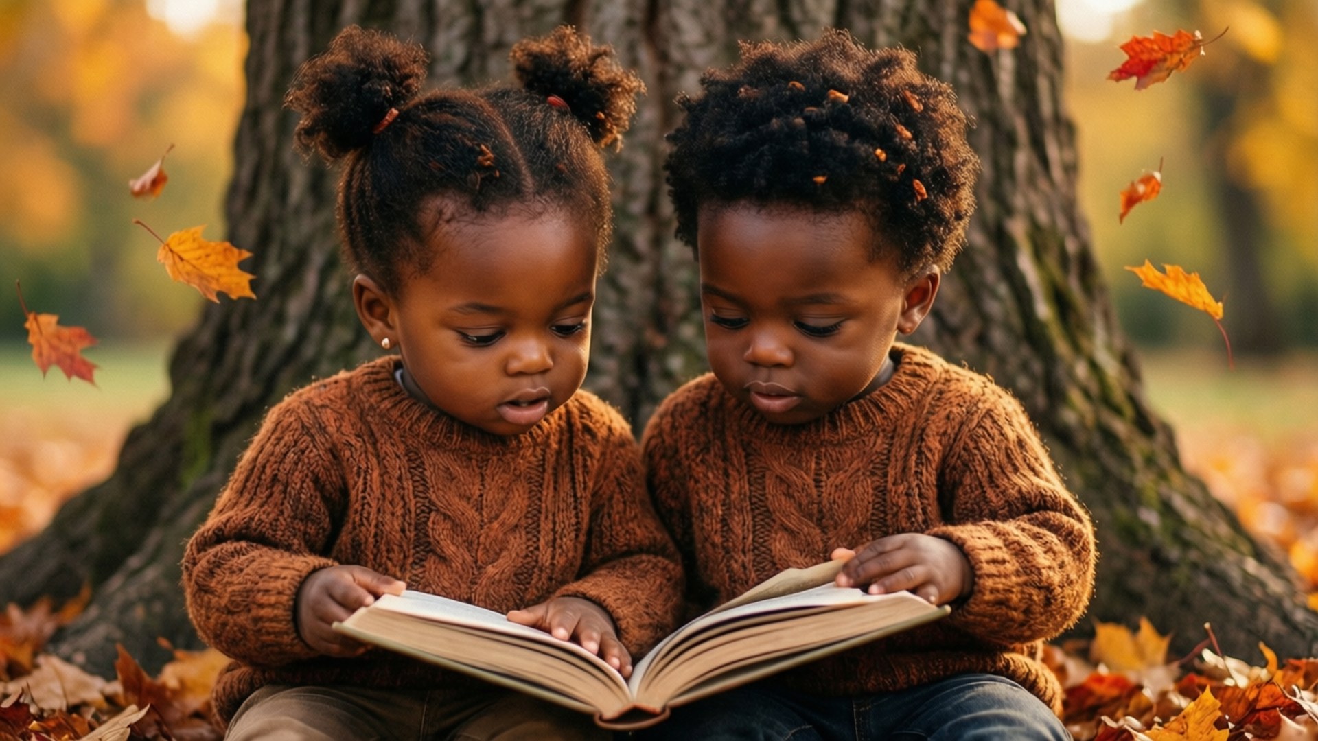 Autumn Storytime by Wallpapers.art Studio