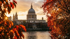 Autumn Sunset at St Paul's